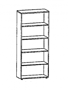 Bookcase-rack