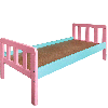 Ліжко дитяче з натуральної деревини