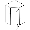 Hinged corner trapezoidal section h=900 mm, KKT-P/L