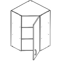Hinged corner trapezoidal section h=900 mm, KKT-P/L