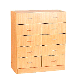 Double bottom section with drawers(S-03)