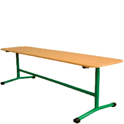 School bench (with straight legs)