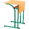 Single student table with fixed height