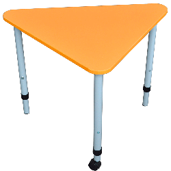Table modular mobile "Triangle" 72⁰ with height adjustment