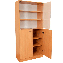 Сombined cabinet with glass doors (S-027)