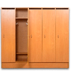 Wardrobe for children's clothes (five-seater)