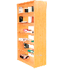 Double-sided shelving