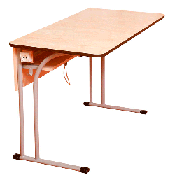 Physical laboratory table (coating - plastic)