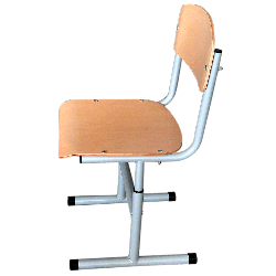 Student's chair with variable height (T-shaped)