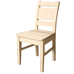 Chair "Traun" made of natural wood