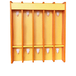 5-section towel rack 