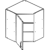 Hinged corner trapezoidal section h=720 mm, VKT-P/L