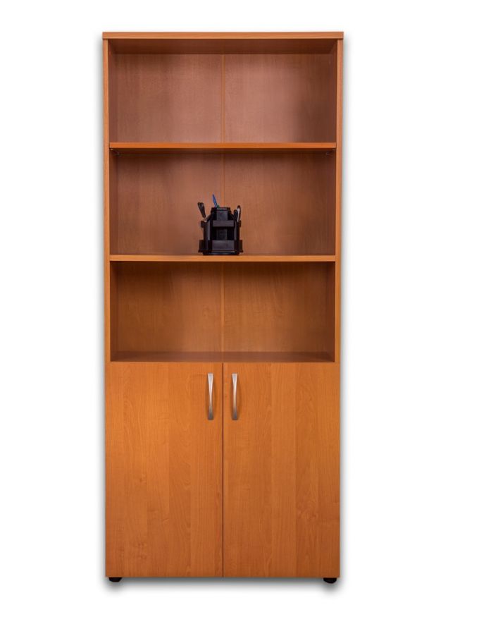 A bookcase with an open top