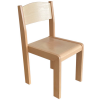 Children"s chair made of natural wood (beech)