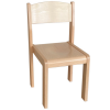 Children"s chair made of natural wood (beech)