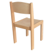 Children"s chair made of natural wood (beech)