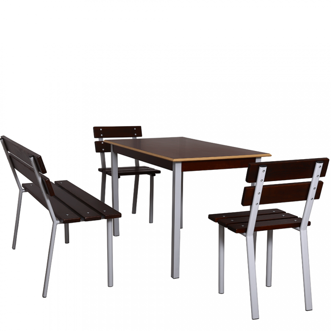 Garden set "Leman" metal-wood