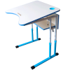 Стіл учнівський одномісний з регулюванням висоти з регулюванням кута нахилу стільниці 0-8°