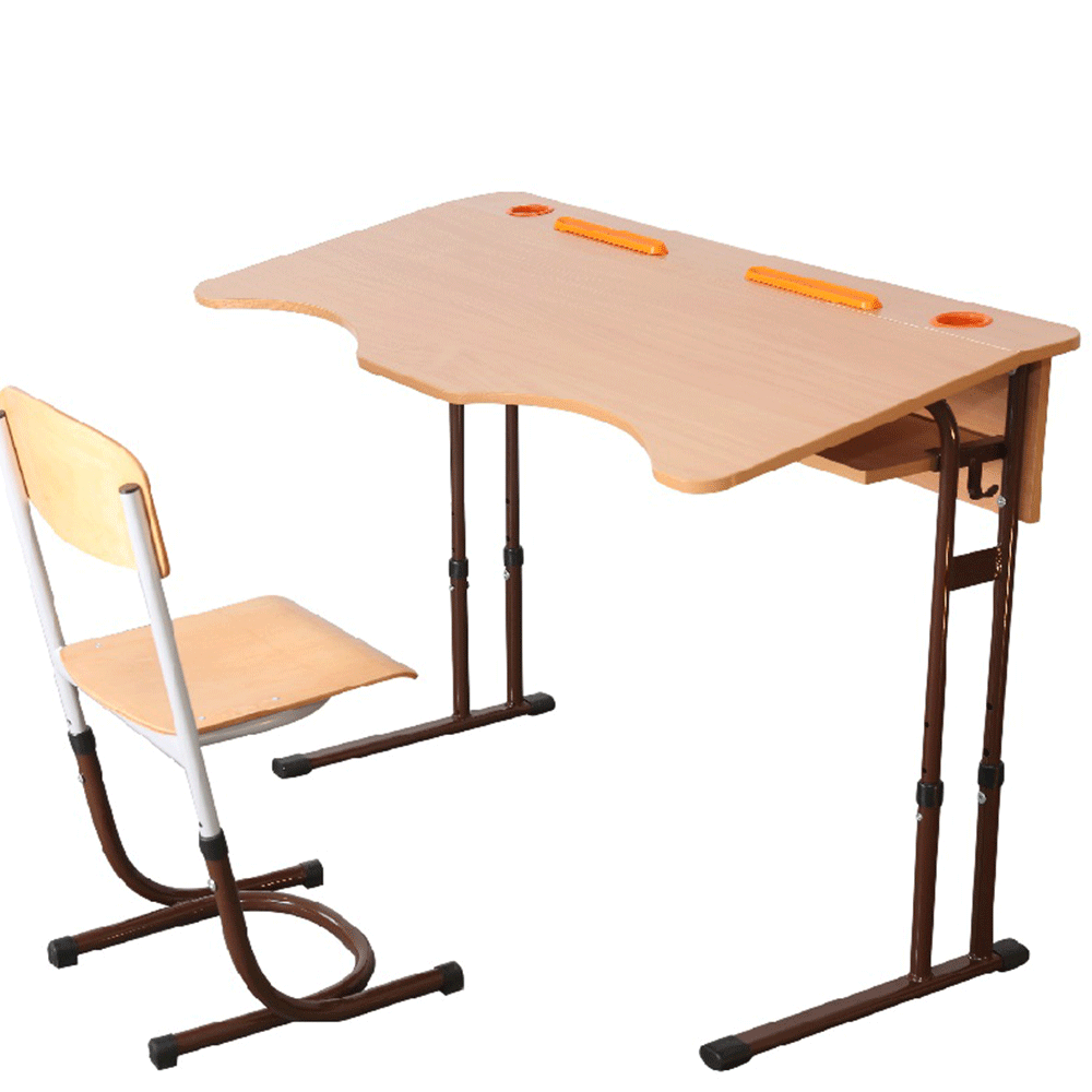 Стіл антисколіозний двомісний зі змінною висотою