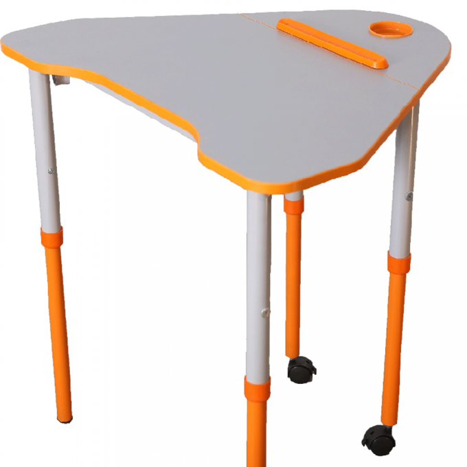 Universal mobile table with height and tilt adjustment