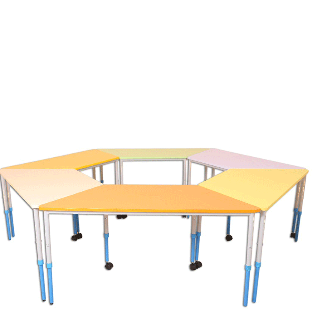 Стіл мобільний модульний “Трапеція” регульований по висоті