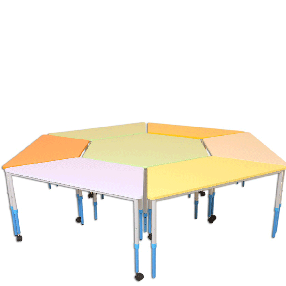 Стіл мобільний модульний “Трапеція” регульований по висоті