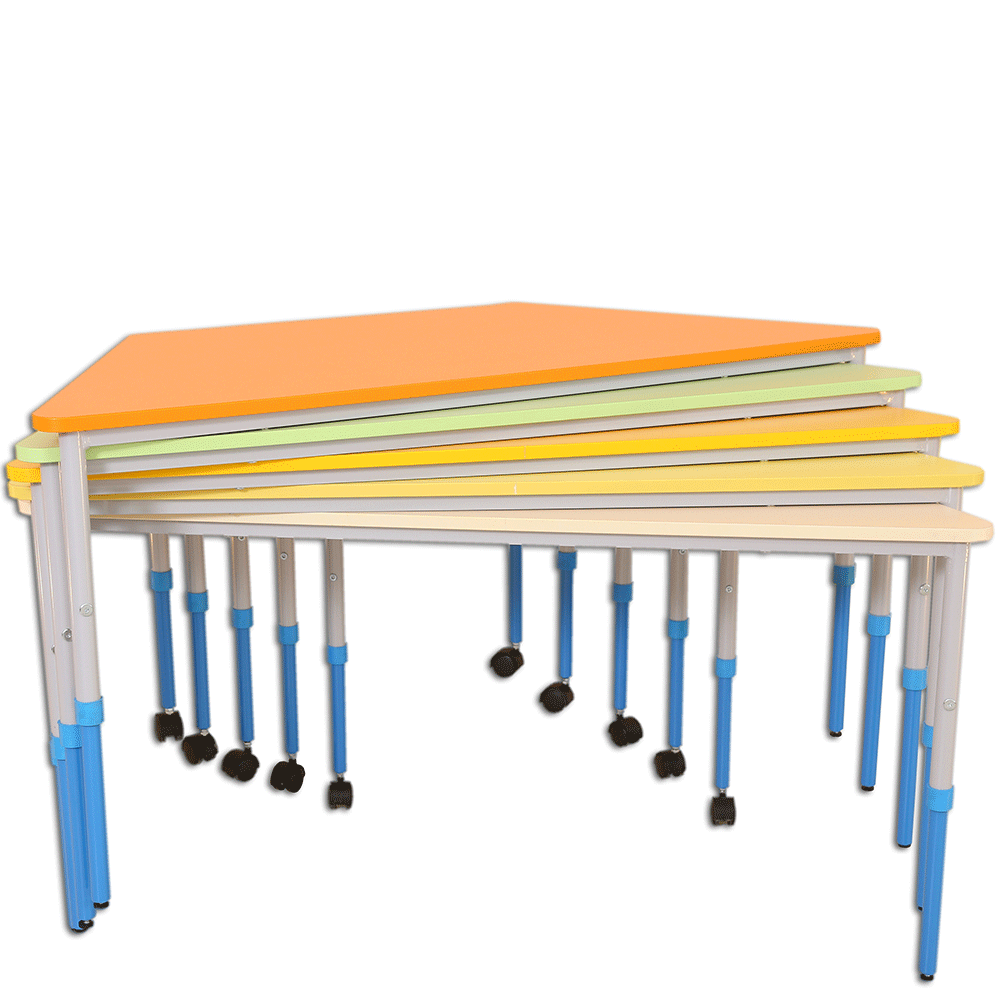 Стіл мобільний модульний “Трапеція” регульований по висоті