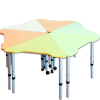 Mobile modular table "Trikutnyk" 60° adjustable in height