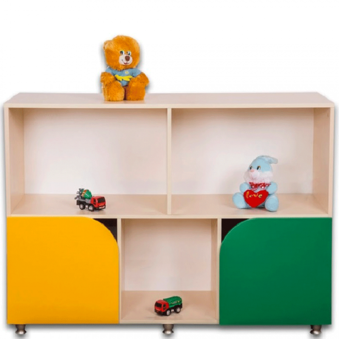 Section with small doors