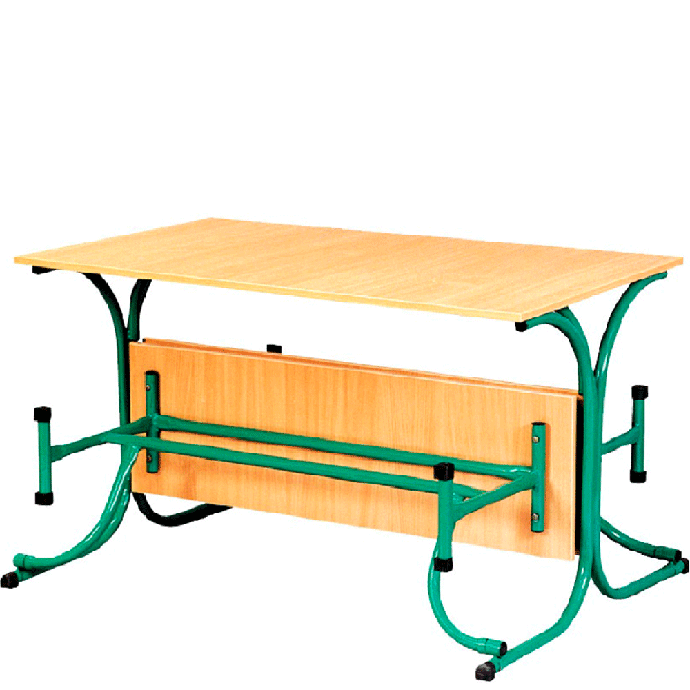 Стіл для їдальні з розкладними лавами