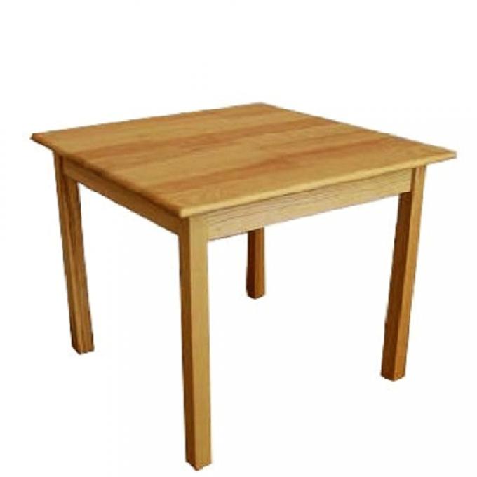 Children"s table made of natural wood