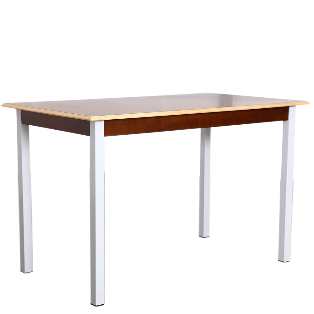 Стіл "Леман" на металевих ніжках з пластиковим покриттям стільниці