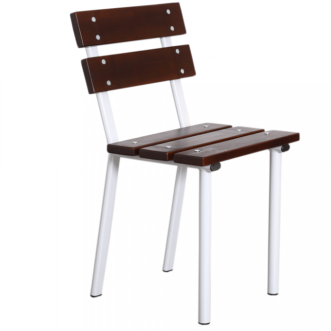 Garden chair "Leman" metal-wood